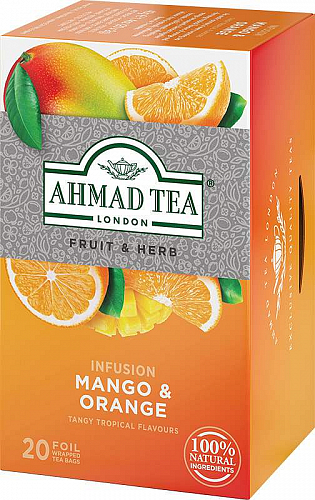 Ahmad Tea Čaj ovocný mango+pomeranč 20x2g