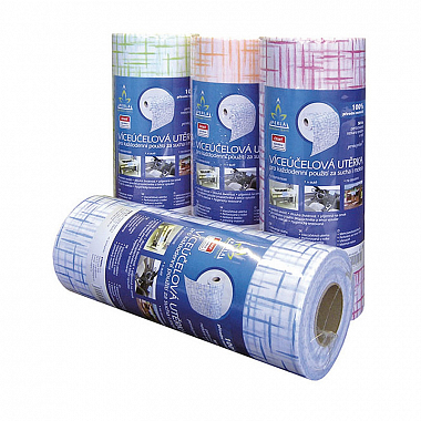 Papírové utěrky v roli z netkané textílie Perlan