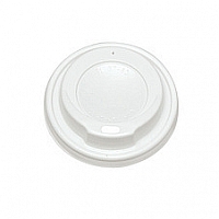 Víčka na papírové kelímky Coffee - na 200 / 300 ml / 100 ks bílé