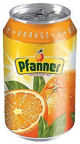 Pfanner pomeranč 0,33l plech