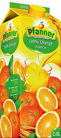 Pfanner Pomeranč s dužinou 100% džus 2l