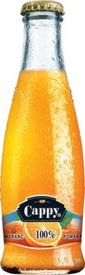 Cappy pomeranč 100% 0,2l sklo