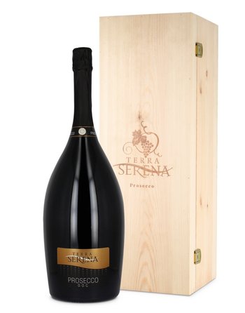 Prosecco Extra Dry Wooden Box Double Magnum 3l