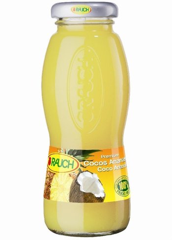 Rauch Ananas 100% 0,2l sklo